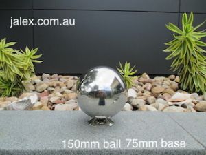 150mm Stainless Steel Ball on 75mm Hemisphere