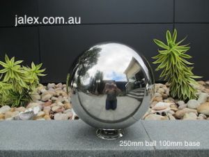 250mm Stainless Steel Ball on 100mm Hemisphere 