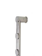 40mm(Wide) x 20mm (Round Back and Base) 800mm Decorative Discs Stainless Steel Door Handles