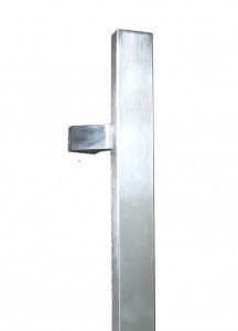 38mm(Wide) x 25mm Offset Various Sizes Rectangular Pair Stainless Steel  Door Handles