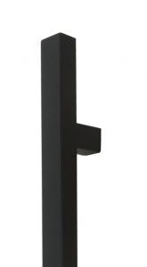 50mm(Wide) x 25mm BLACK Rectangular 1500mm Pair Stainless Steel Pair Entry Door Handles
