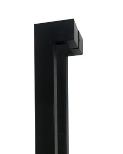 Offset BLACK Rectangle 1200mm